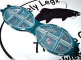 Lively Legz Barbless/ Tungsten “Native Brook Trout” Turtle Pocket Fly Box  (24 Barbless Flies)