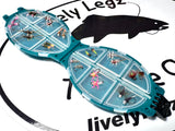Lively Legz Barbless/ Tungsten “Native Brook Trout” Turtle Pocket Fly Box  (24 Barbless Flies)