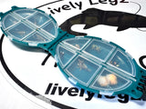 Lively Legz Barbless/ Tungsten “Wild Brown Trout” Turtle Pocket Fly Box  (24 Barbless Flies)