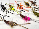 Lively Legz Steelhead & Big Stockies Series 2x Strong Barbed/ Tungsten Small Slim Fly Box (49 Flies)