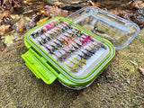 Lively Legz "The Minimalist" Half Loaded Nymph Box (45 Barbed Flies )