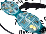 Lively Legz Barbless/ Tungsten “Wild Brown Trout” Turtle Pocket Fly Box  (24 Barbless Flies)