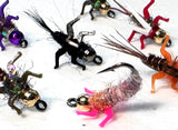 Lively Legz Steelhead & Big Stockies Series 2x Strong Barbed/ Tungsten Small Slim Fly Box (49 Flies)
