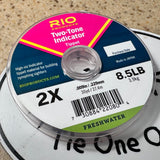 RIO TWO TONE INDICATOR TIPPET (Pink and Yellow)