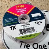 RIO TWO TONE INDICATOR TIPPET (Pink and Yellow)