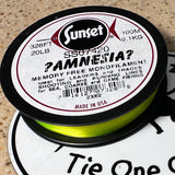 Sunset Amnesia Memory-Free Monofilament Shooting Fly Line