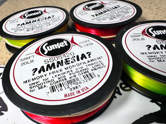 Sunset Amnesia Memory-Free Monofilament Shooting Fly Line