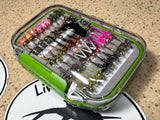 Lively Legz "The Minimalist" Half Loaded Nymph Box (45 Barbed Flies )