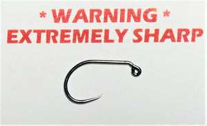 Lively Legz "Lip Splitters" Fly Hooks No. 320J Barbless Jig (25 Pack) Competition Nymph Hook