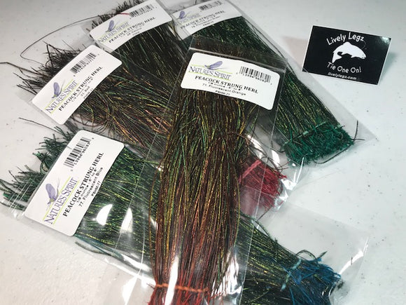 Strung Peacock Herl