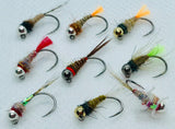 Euro Nymph Series Barbless/ Tungsten Jig Flies