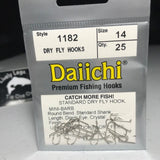Daiichi 1182 Low Viz Dry Fly Hooks