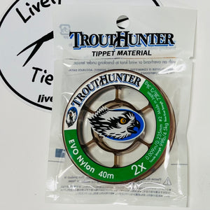 TroutHunter EVO Nylon and Fluorocarbon Tippet 50m Spools